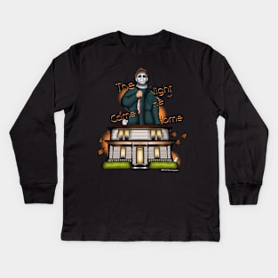 Michael Myers The Night He Came Home Kids Long Sleeve T-Shirt